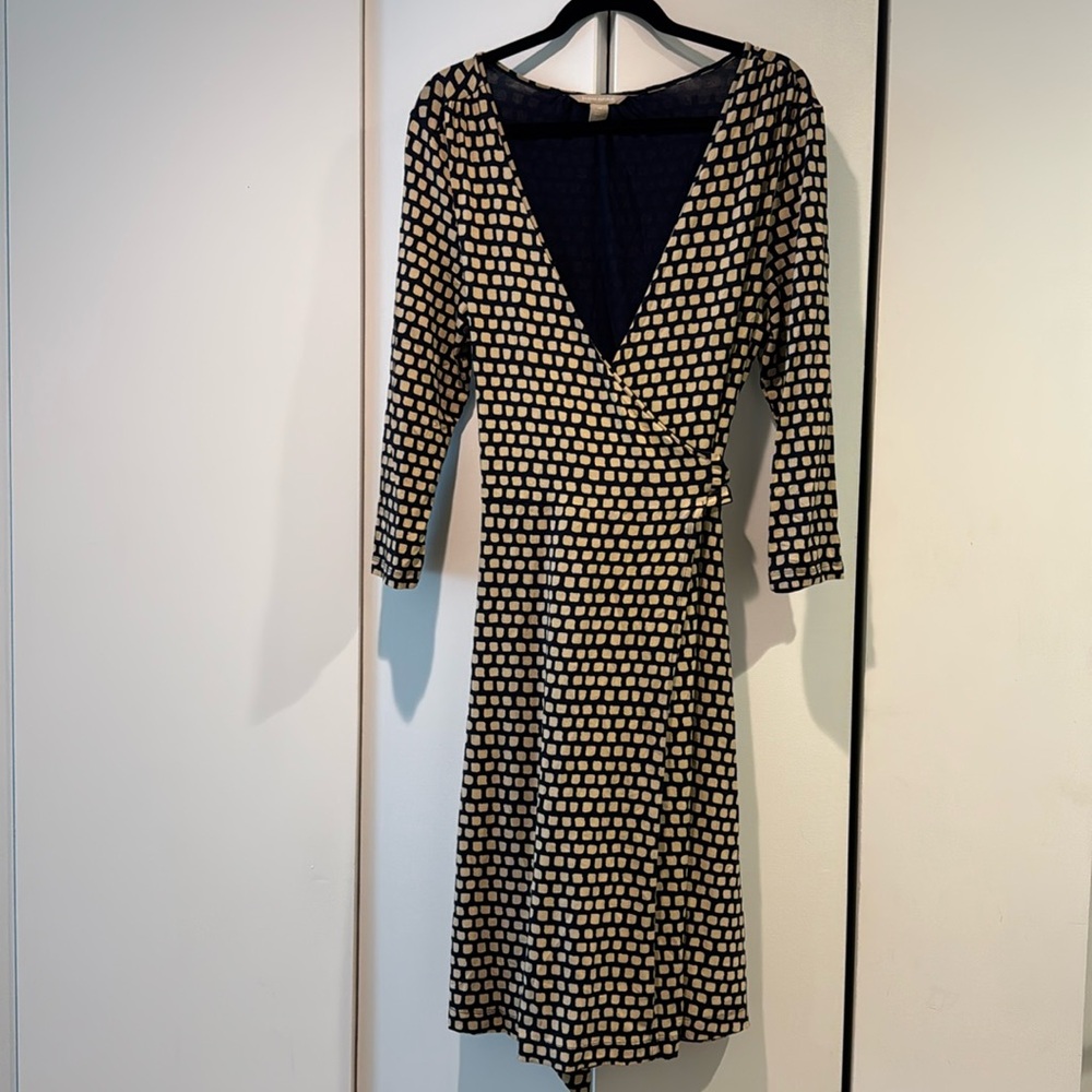 Wrap around dress.